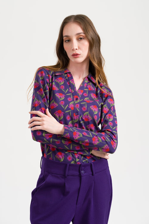 Lena Blouse LS Aurelia | Parachute Purple