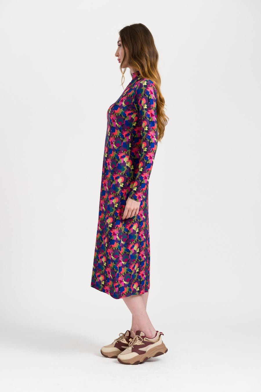 Willow Dress LS Bloom Boom | Moonless Night