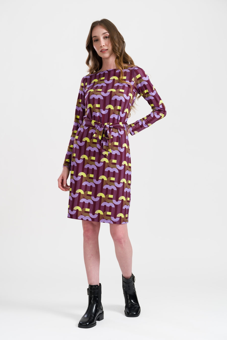Marlies Dress LS Cosmic Loop | Fig