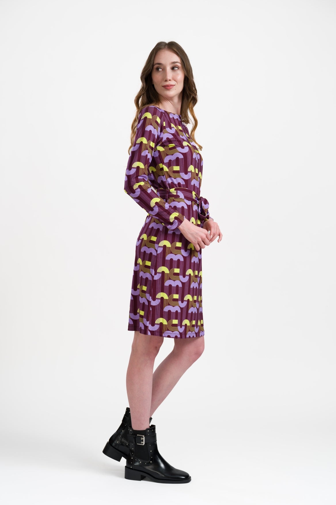 Marlies Dress LS Cosmic Loop | Fig