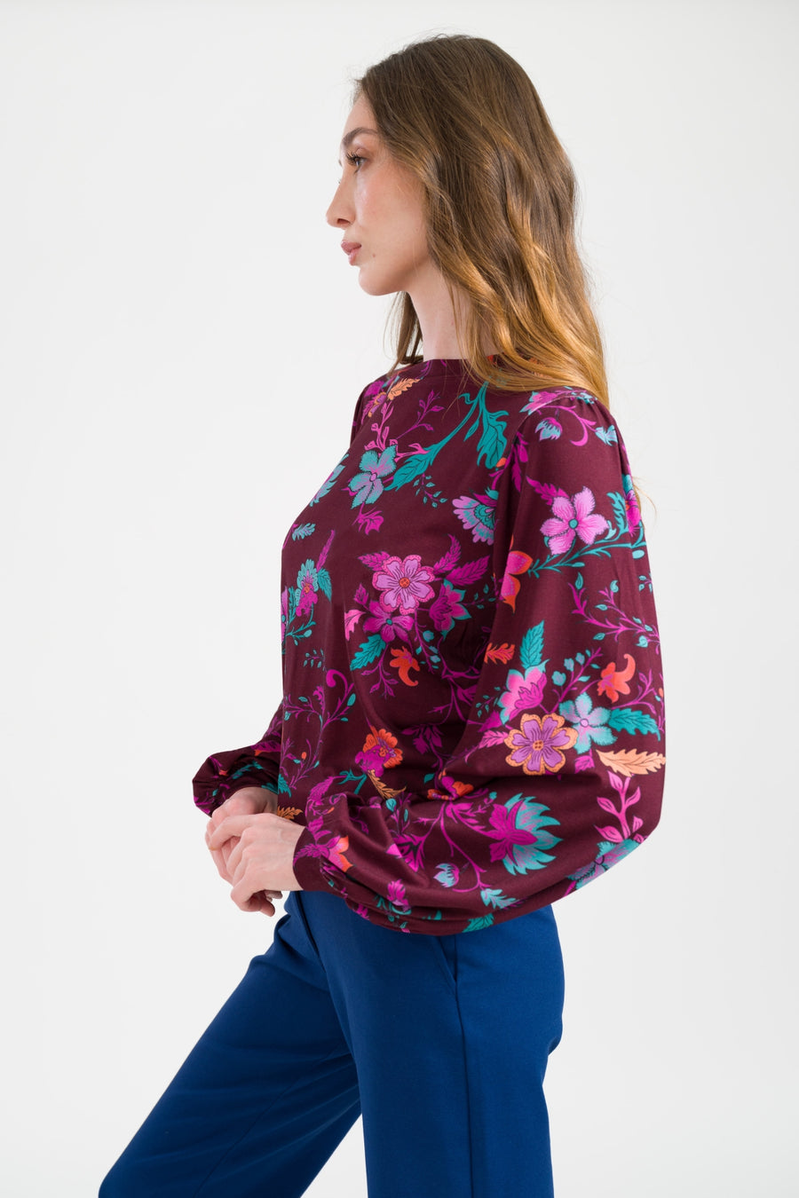 Cathy Top Dark Ivy | Fig