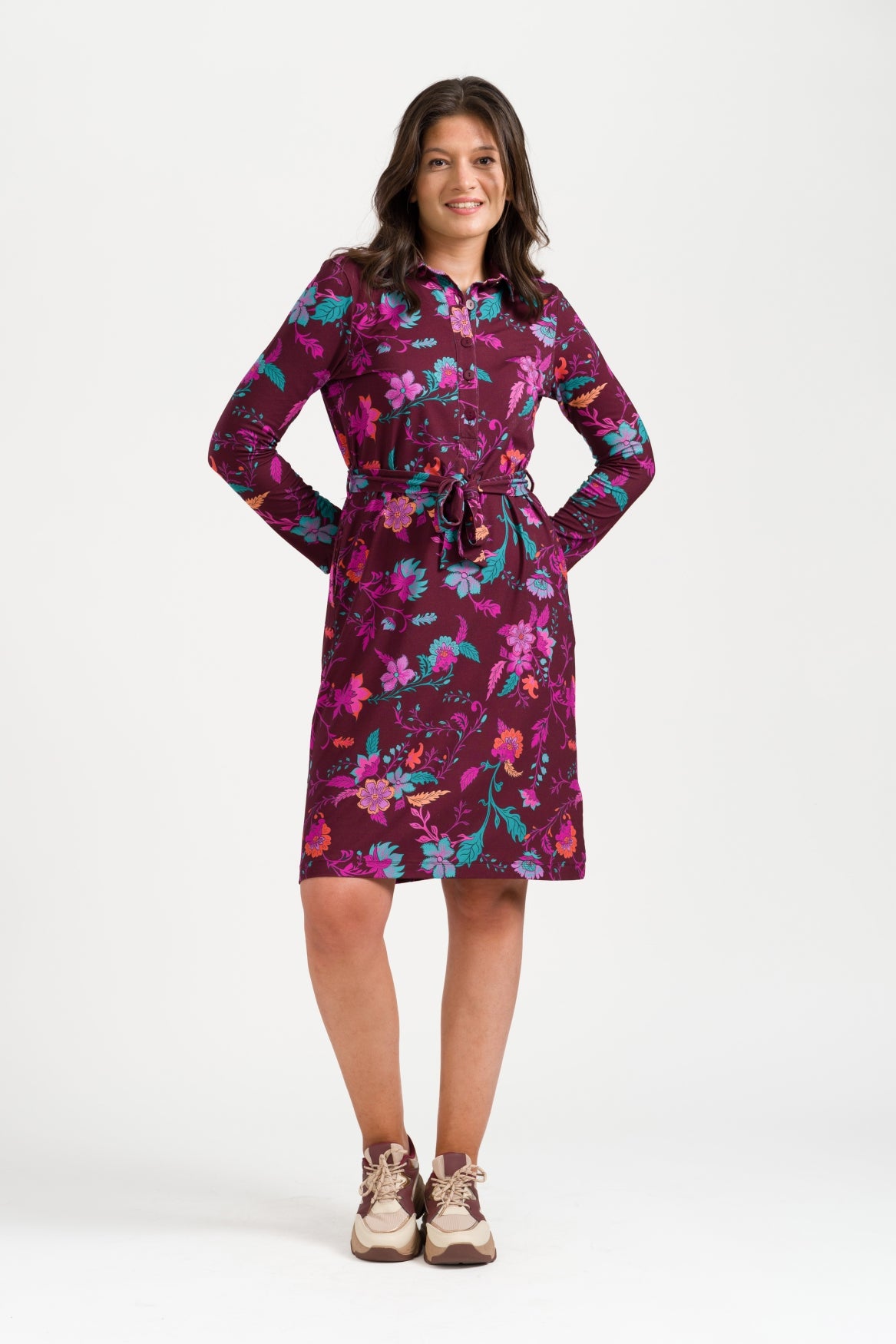 Pearl Dress Dark Ivy | Fig