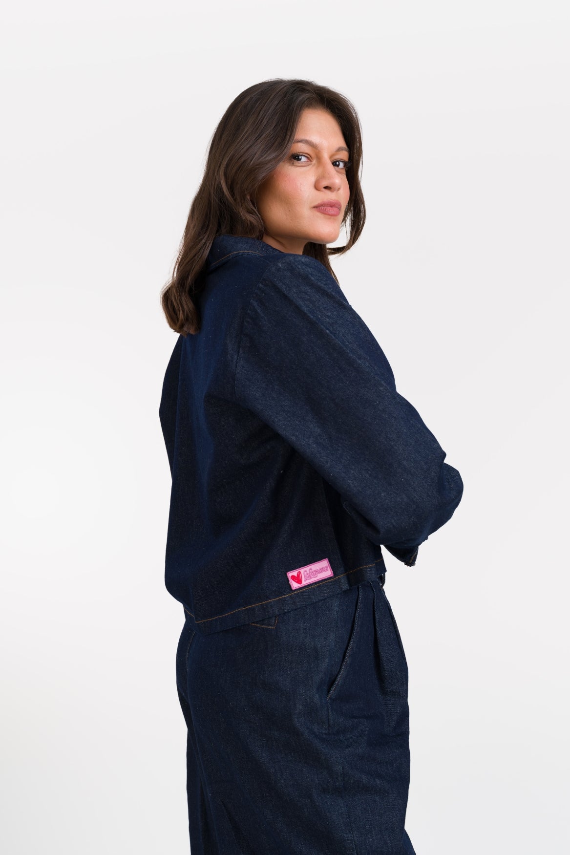 Abby Overshirt Denim | Dark Blue