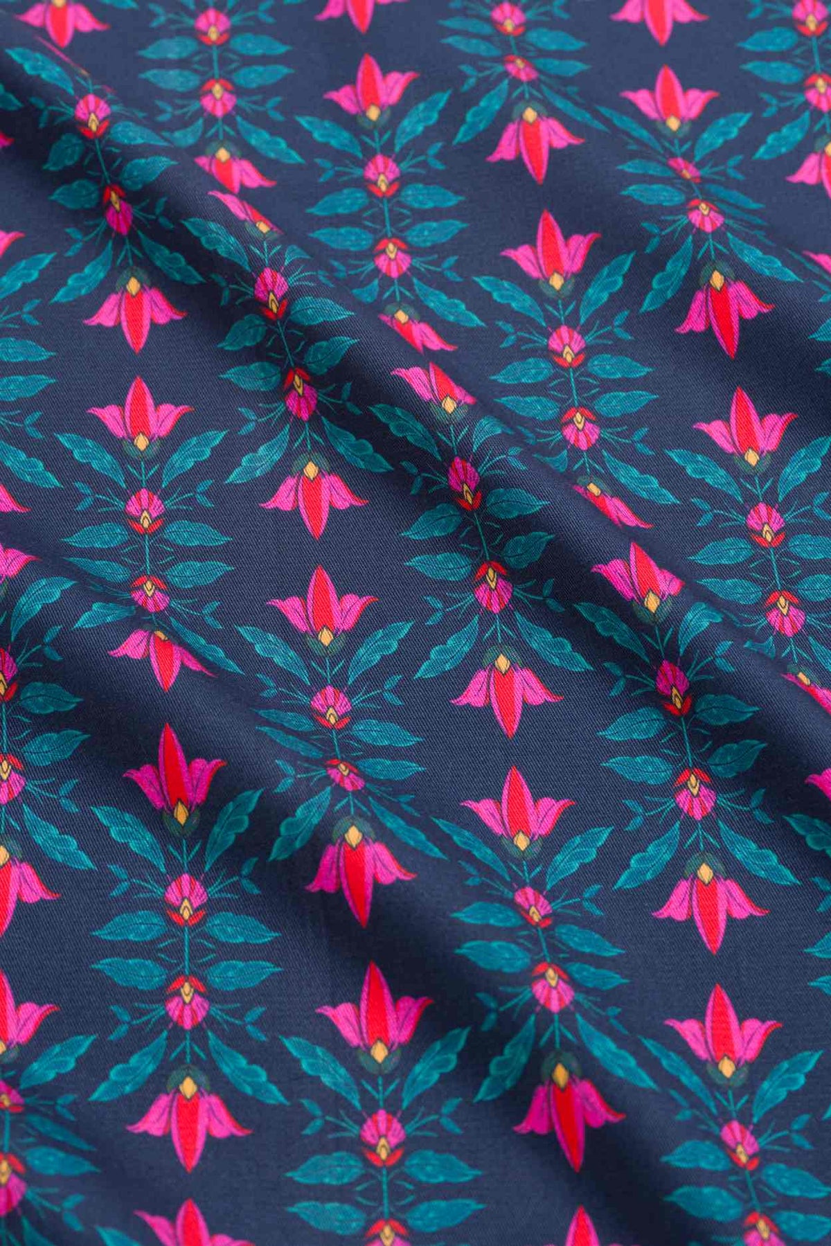 Amy Blouse Eclipse | Navy Peony