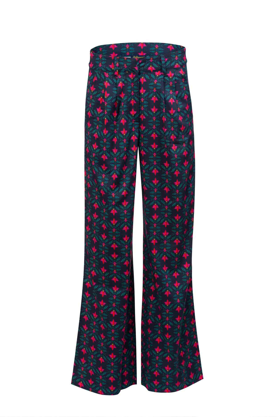 Galaxy Trousers Eclipse | Navy Peony