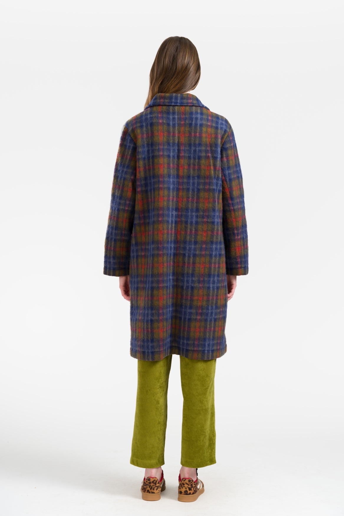 Moss Coat Felt Tartan | Sphagnum