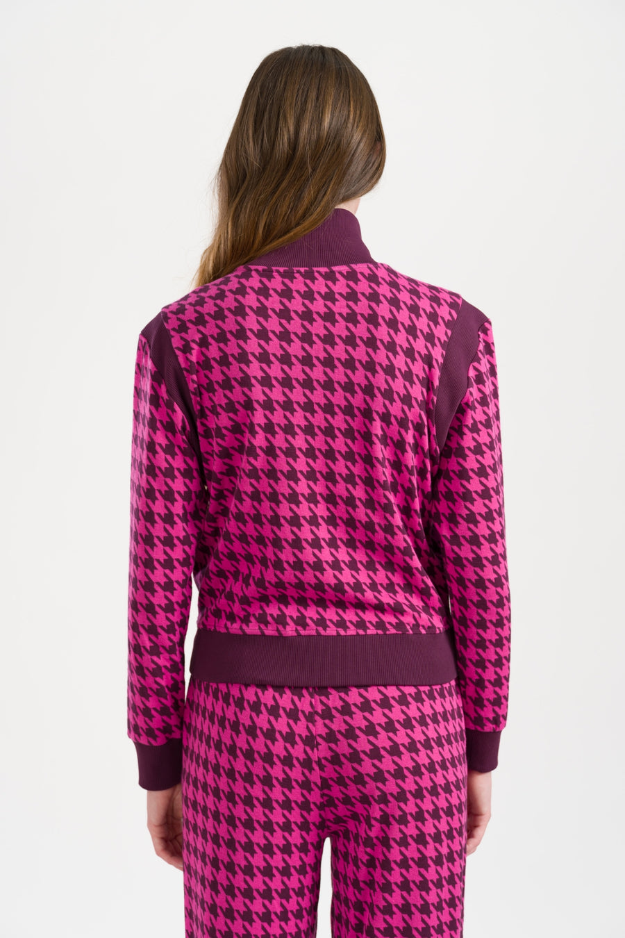 Flash Jacket Houndstooth | Fig