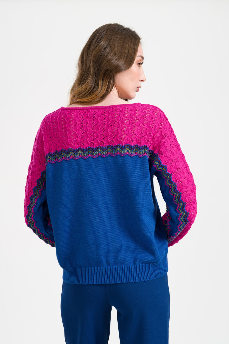 Sweater Charlotte Knitwear | Colorblock