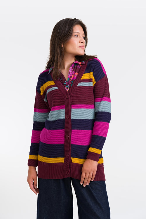 Cardigan Long Knitwear | Multicolor