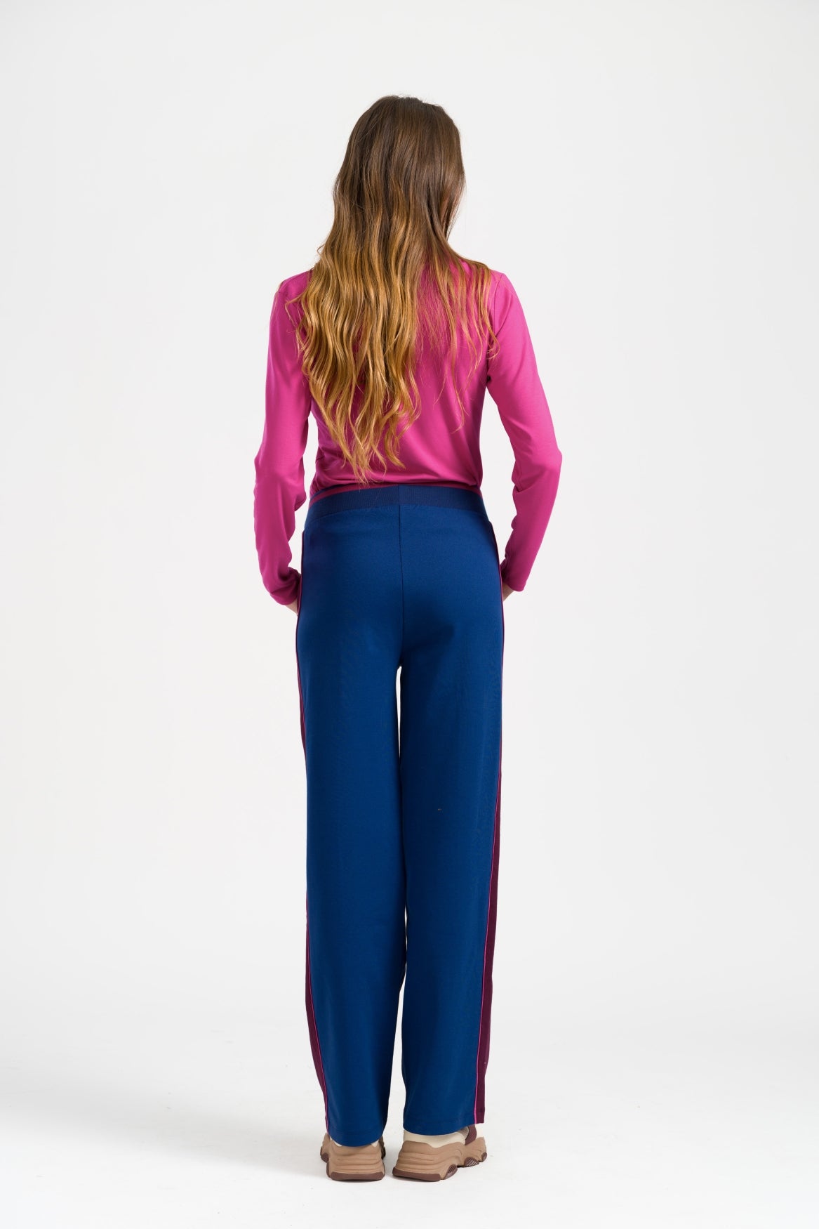 Florence Trousers Punta Di Roma | Navy Peony