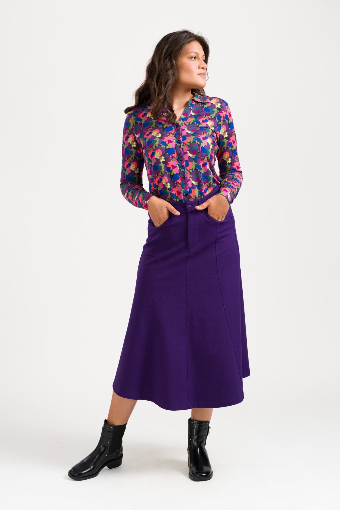 River Skirt Punta Di Roma | Parachute Purple