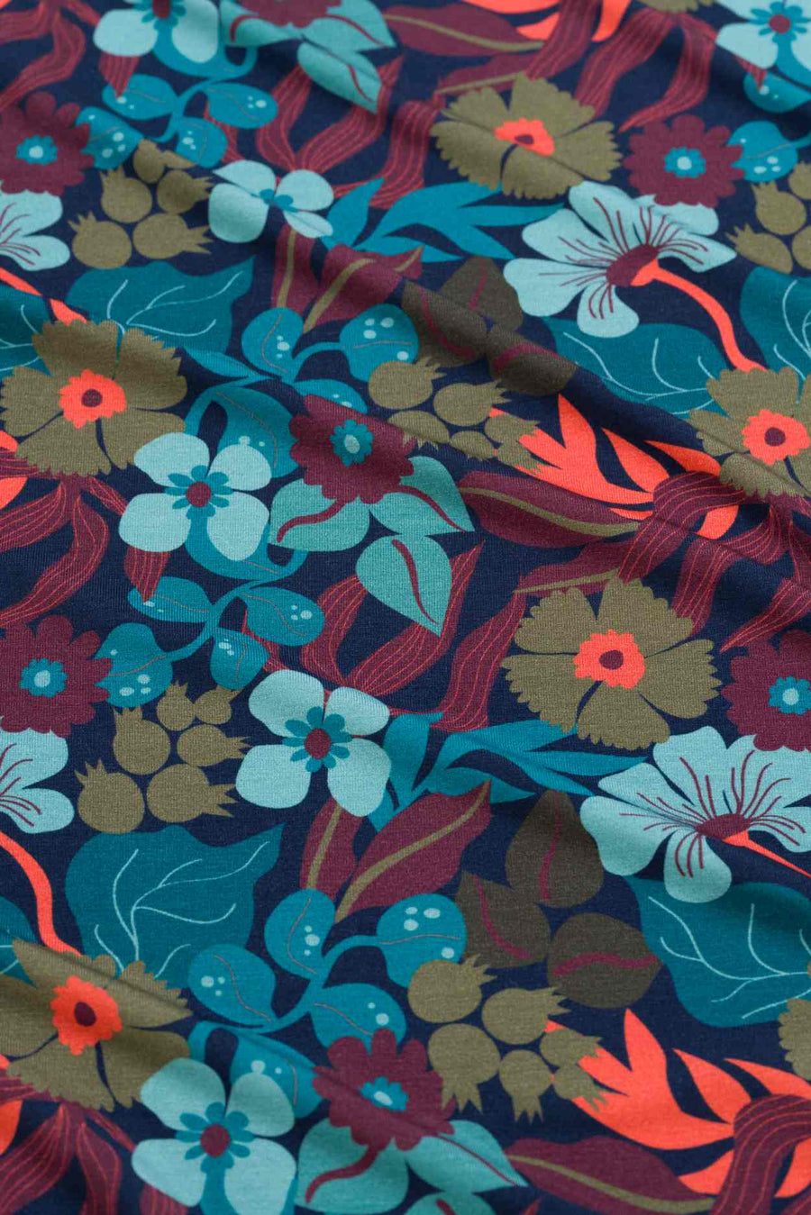 Sill Blouse Slow Bloomer | Navy Peony