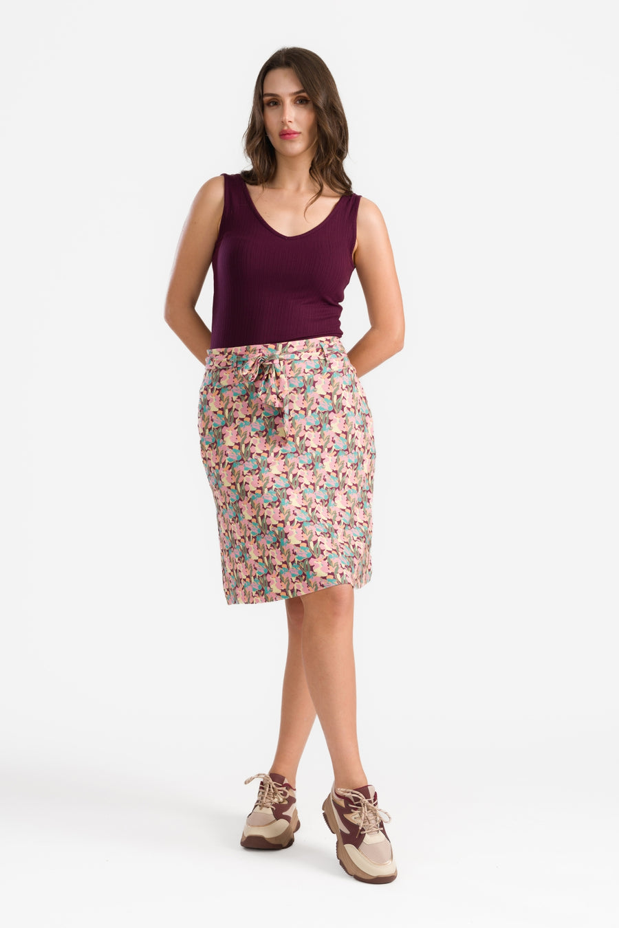 Demi Skirt Calypso | Amaranth