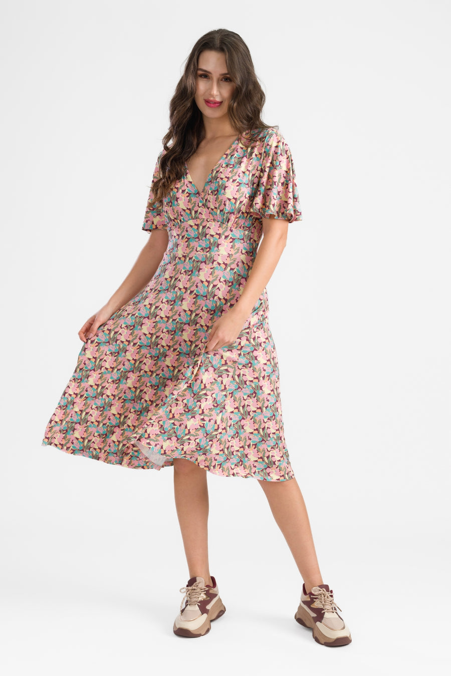 Luna-Kleid Calypso | Amaranth