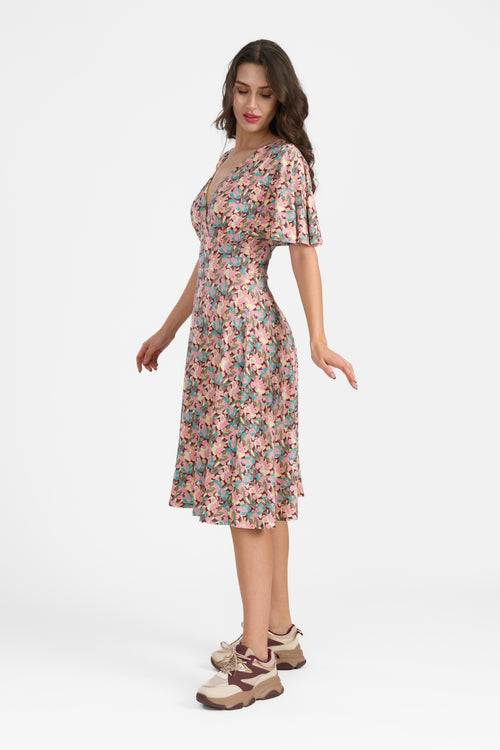 Luna-Kleid Calypso | Amaranth