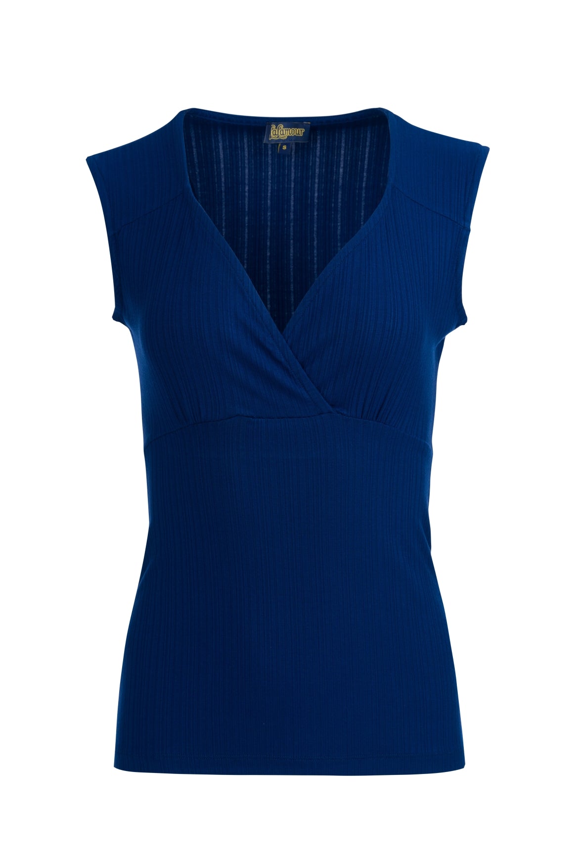 Monroe Top Gerippt aus Jersey | Marineblau