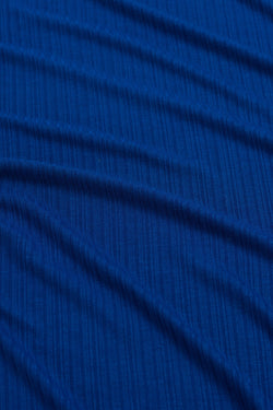 Monroe Top Gerippt aus Jersey | Marineblau