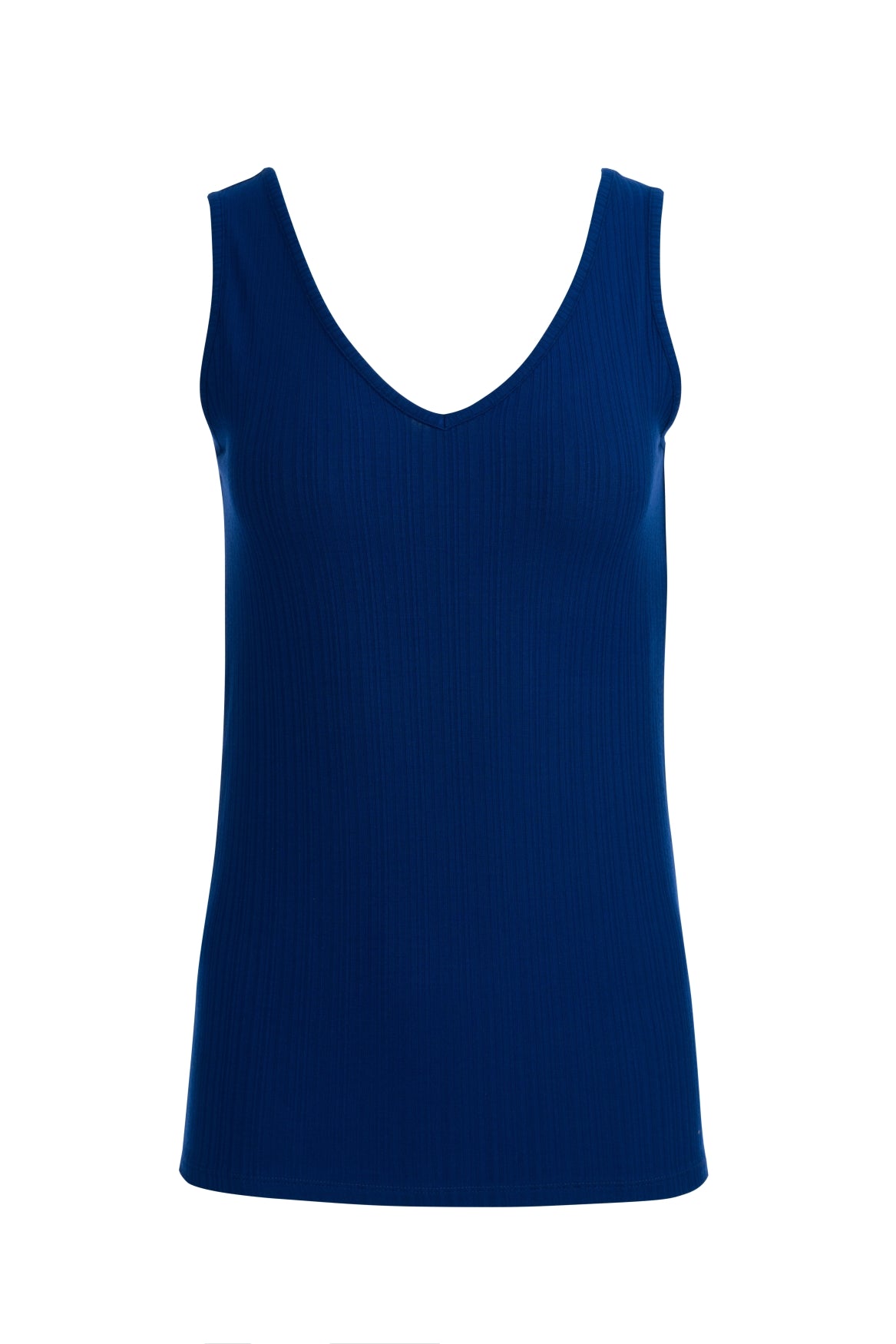 Stella Tanktop Jersey Ripp | Navy Pfingstrose