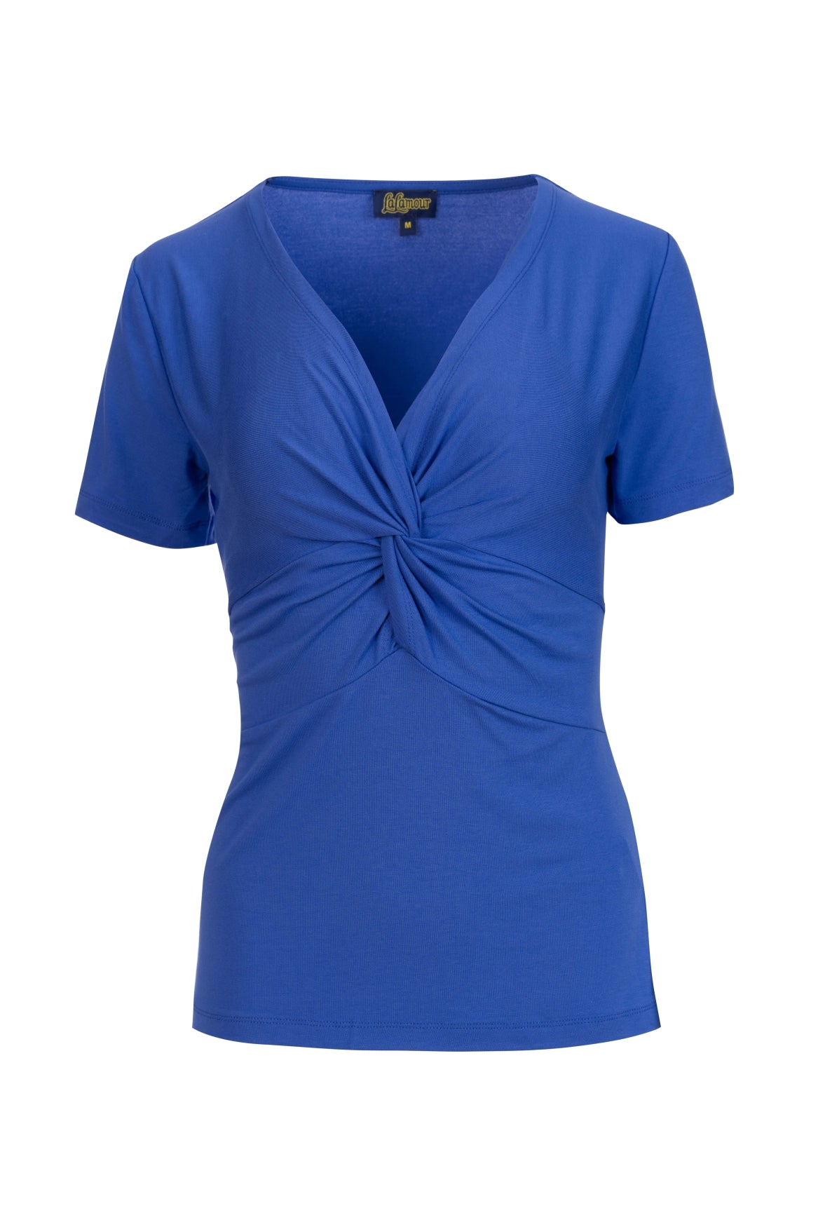 Angela Kurzarmtop | Schlichtes Blau