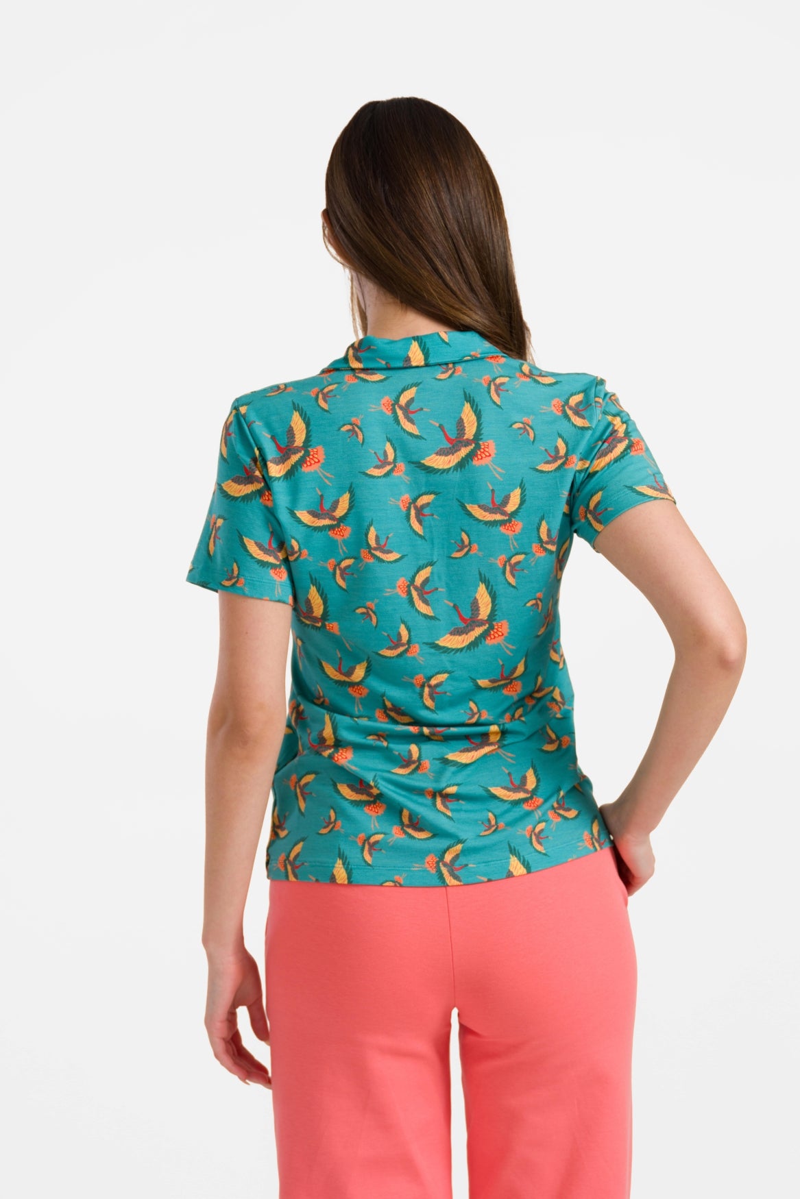 Lena Bluse, Kurzarm | Crane