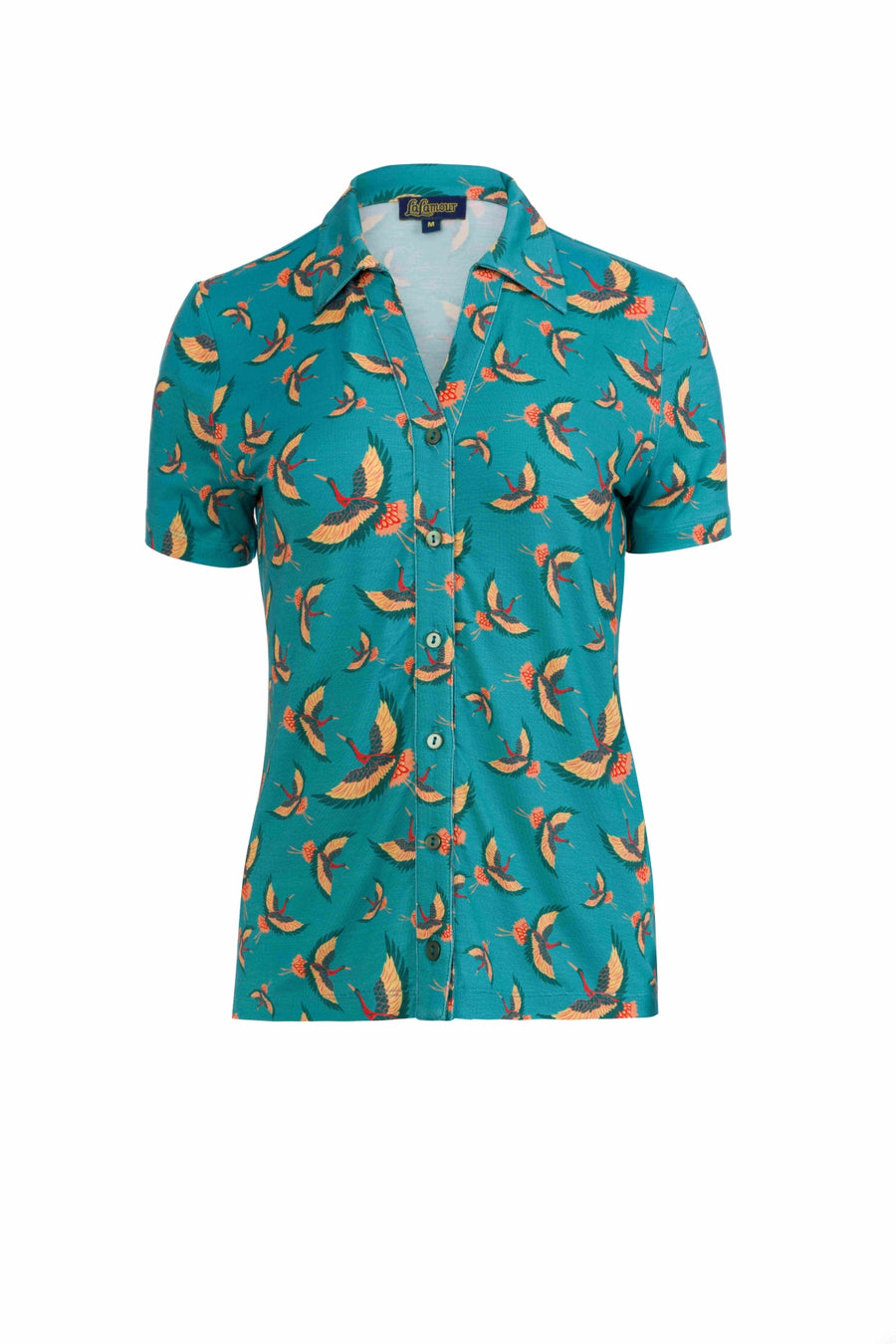 Lena Bluse, Kurzarm | Crane