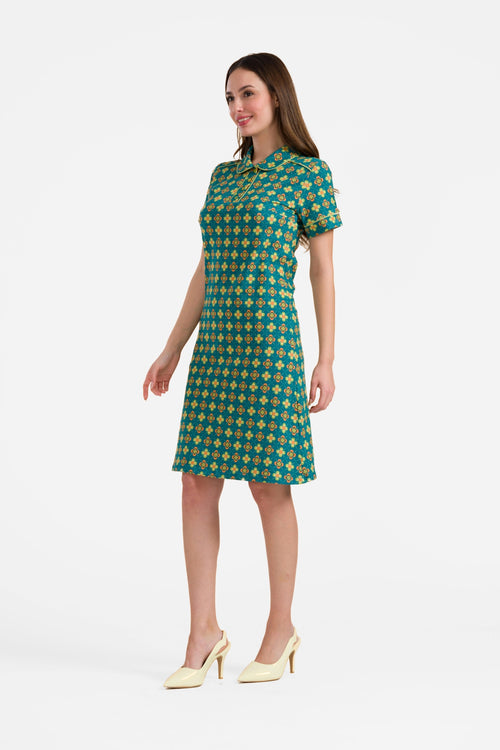 Cato Polokleid, kurzärmelig | Vintage Fever