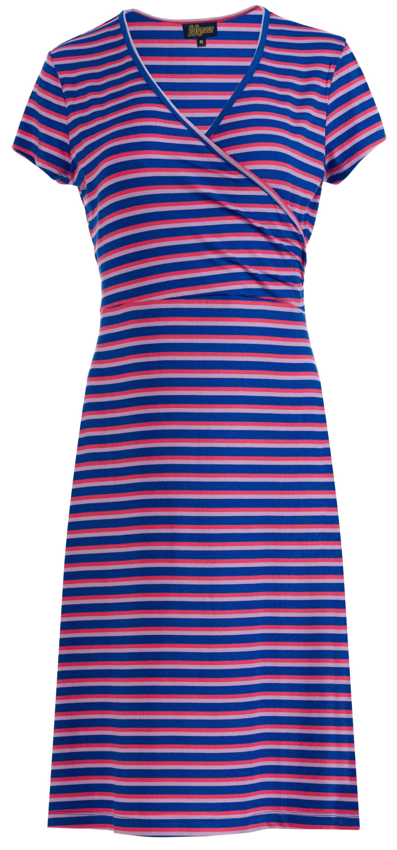Chrissy Cross Kleid | Happy Stripes Blue