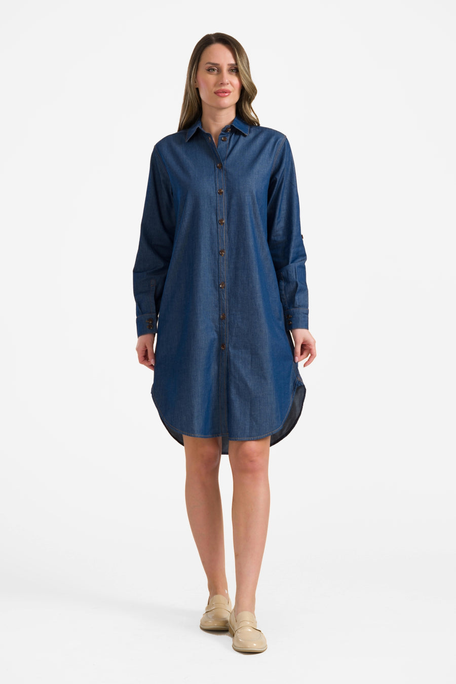 Jane Hemdkleid | Blau