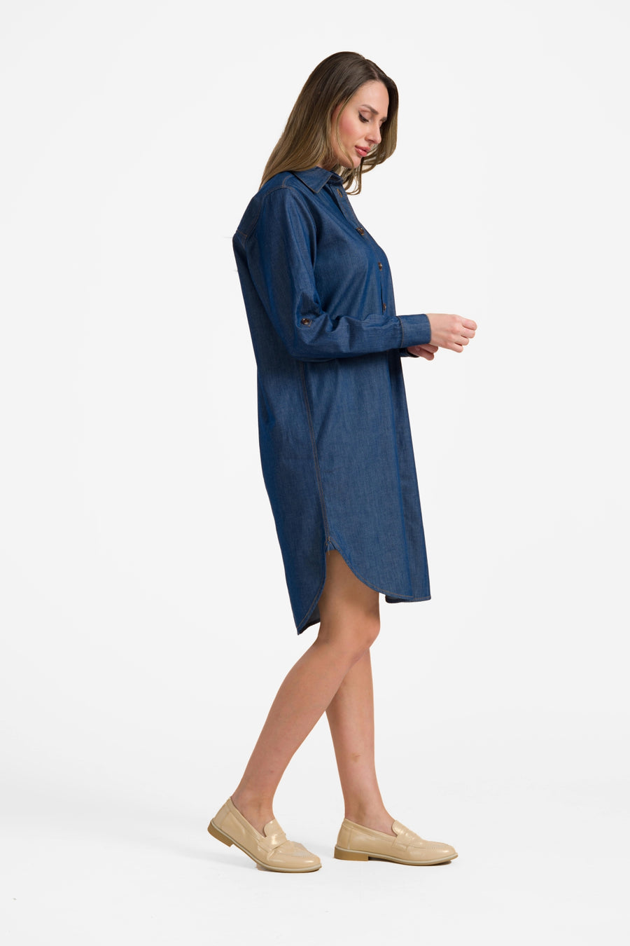 Jane Hemdkleid | Blau