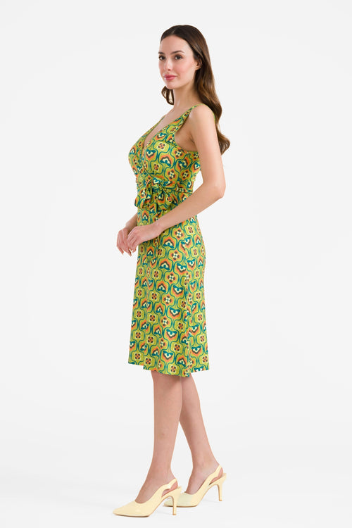 Ärmelloses Kleid von Milly | Groovy Lotus