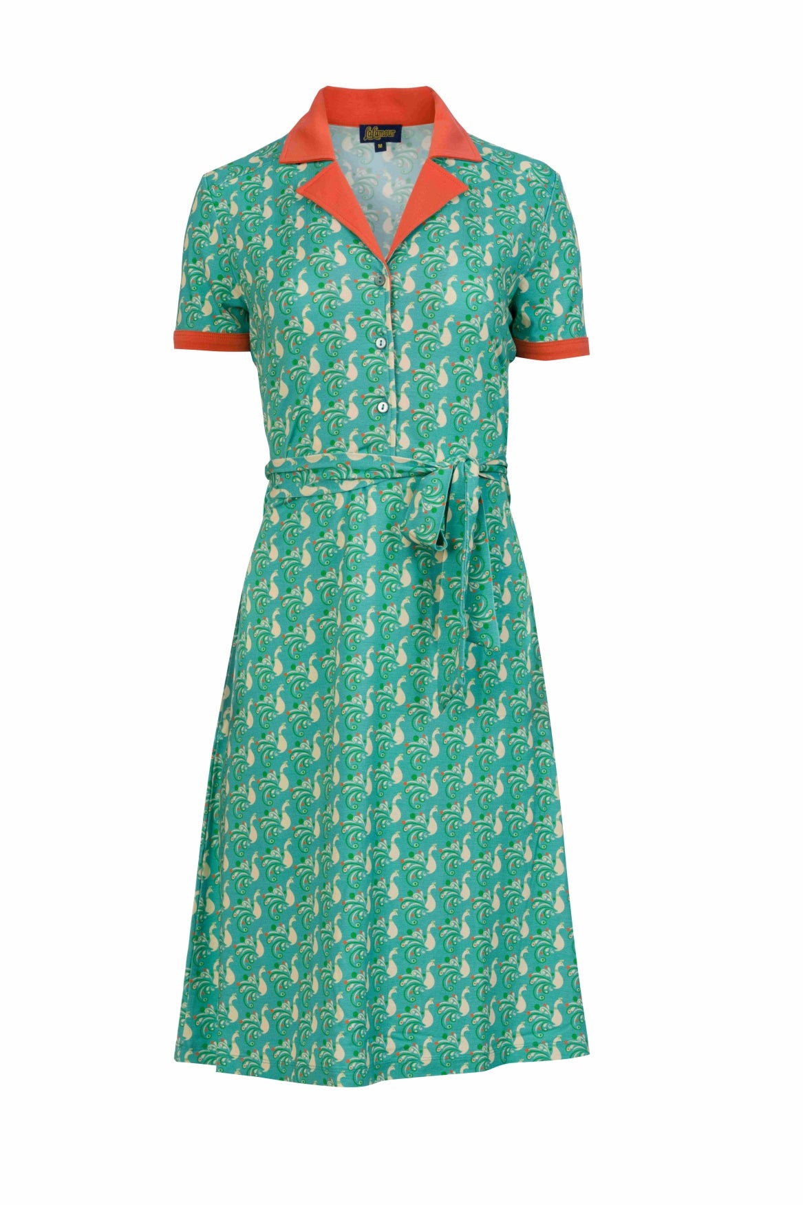 Monique Kleid, kurzärmelig | Happy Peacock