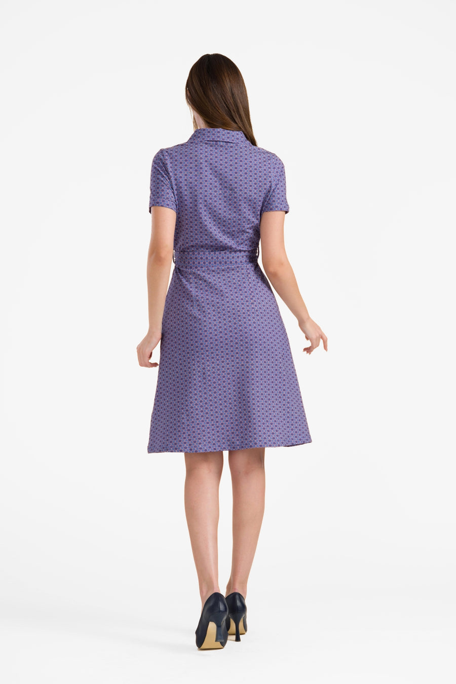 Monique Kleid, kurzärmelig | Kleine blaue Blume