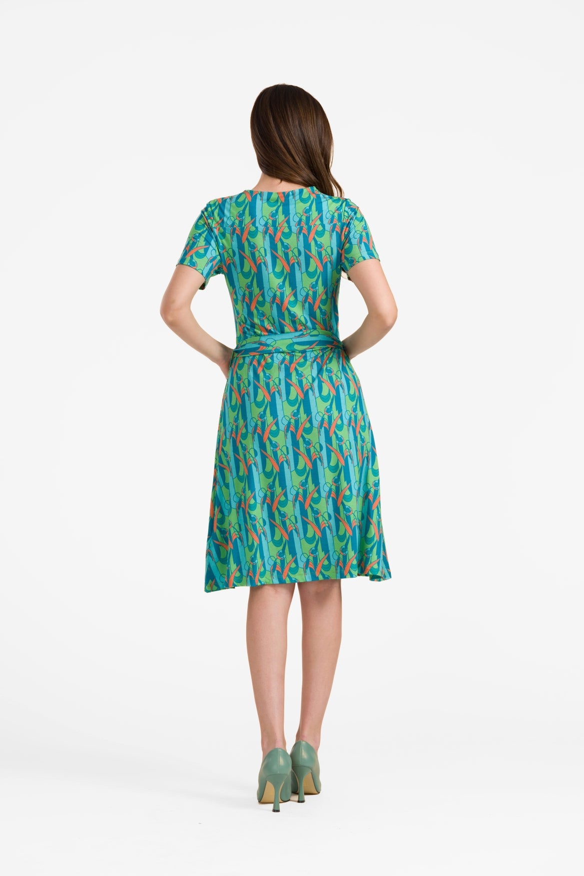 Sandra-Kleid, kurzärmelig | Tulip Waltz