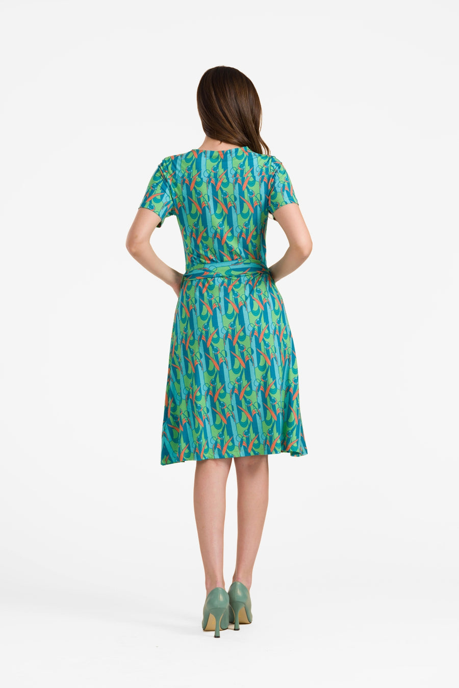 Sandra-Kleid, kurzärmelig | Tulip Waltz