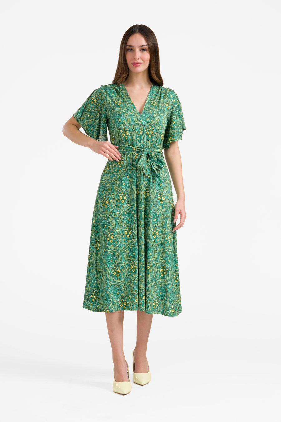 Trix-Kleid mit Schmetterlingsärmeln | Curly Wurly