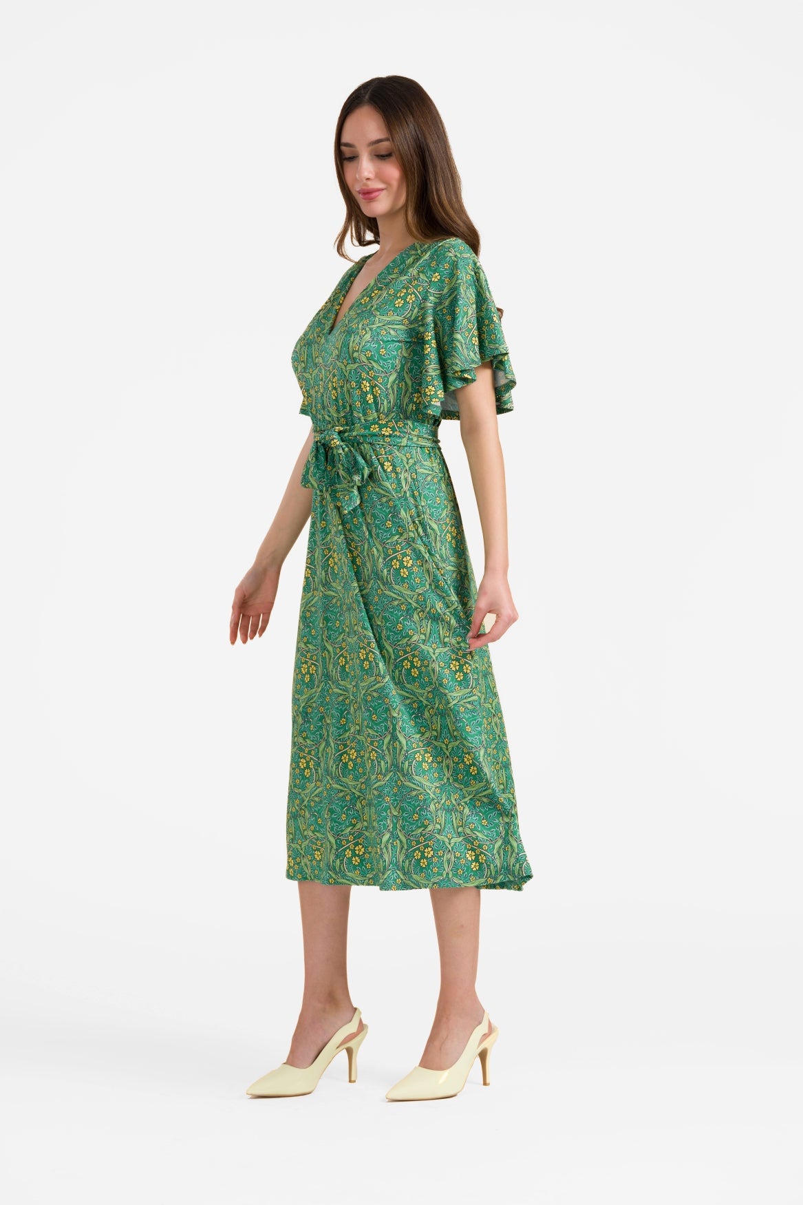 Trix-Kleid mit Schmetterlingsärmeln | Curly Wurly