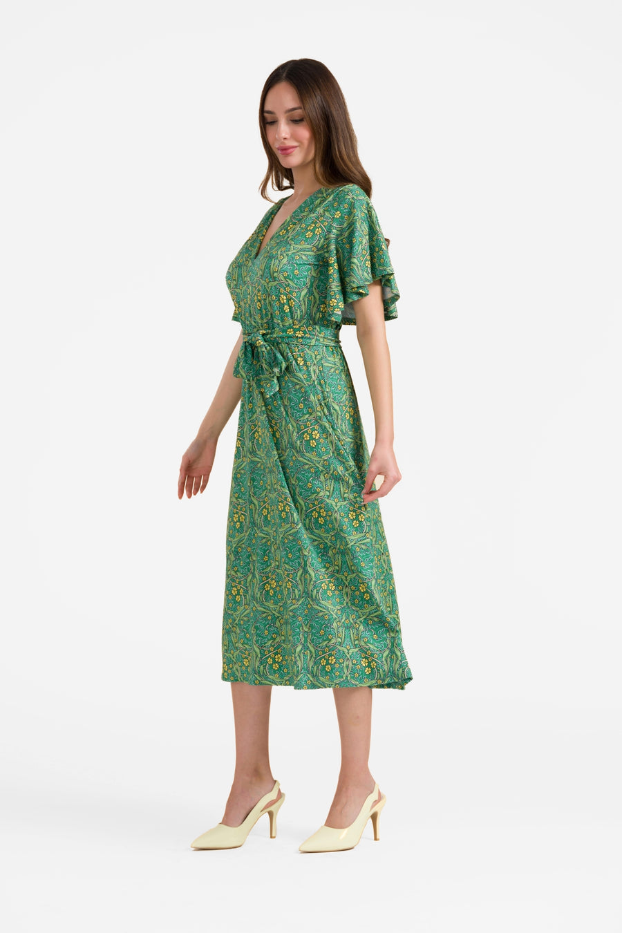 Trix-Kleid mit Schmetterlingsärmeln | Curly Wurly