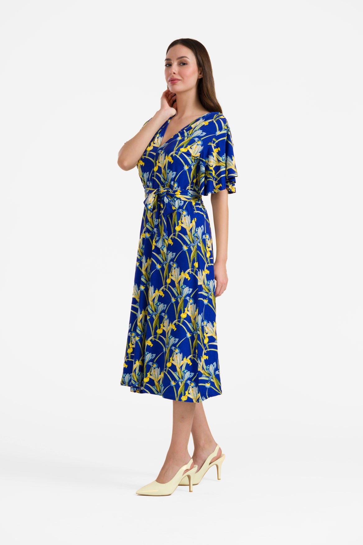 Trix-Kleid mit Schmetterlingsärmeln | Lilly