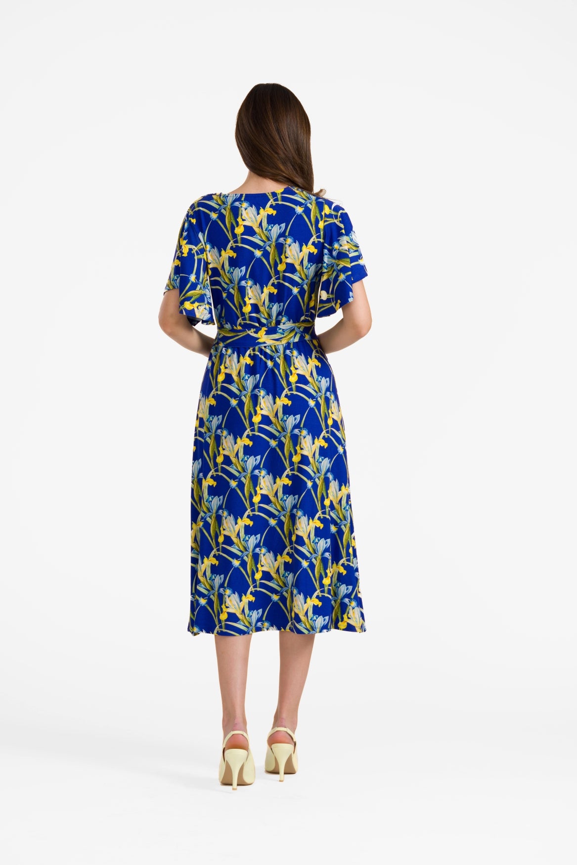 Trix-Kleid mit Schmetterlingsärmeln | Lilly