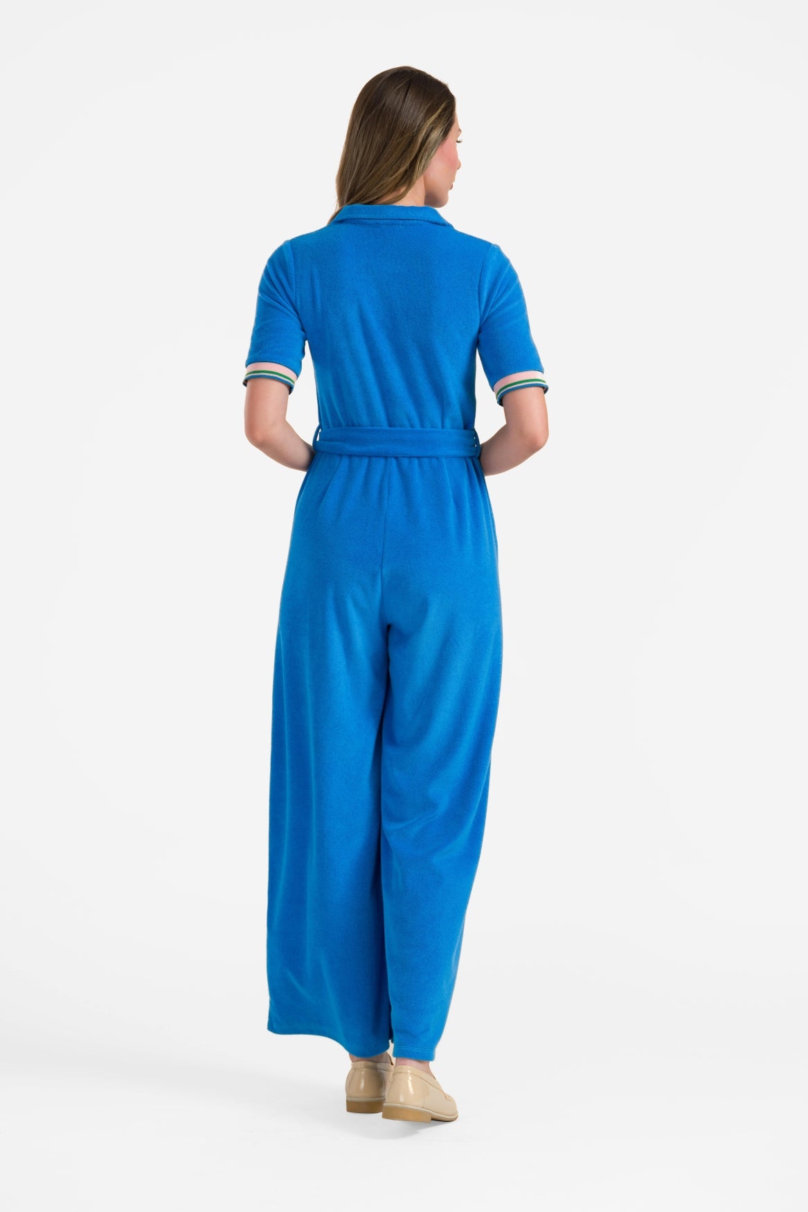 Bella Jumpsuit mit Reißverschluss | Blau