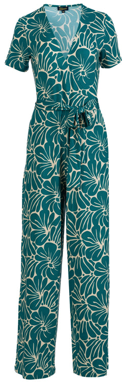 Diana Jumpsuit, kurzärmelig | Flower Lake