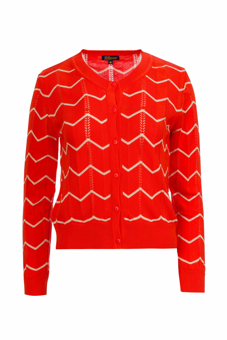 Strickjacke mit langen Ärmeln | Rot