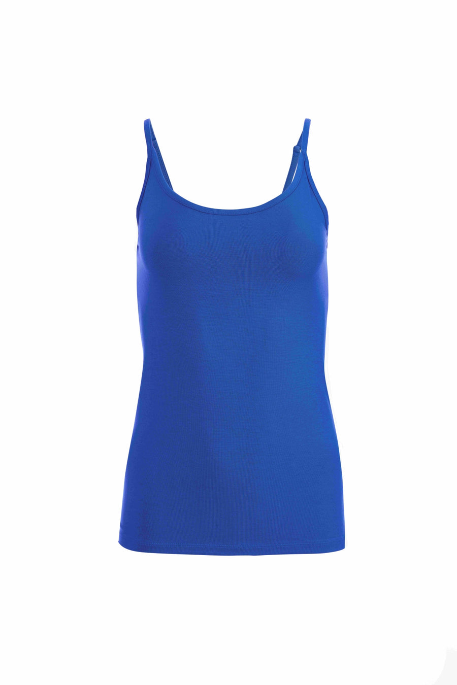 Hella Spaghetti-Top | Schlichtes Blau