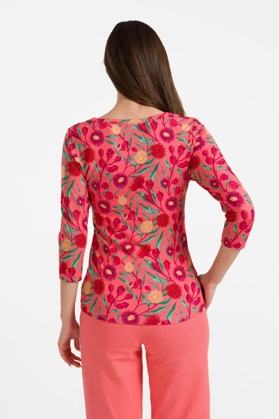 Lynn Top mit 3/4-Ärmeln | Wild Bouquet