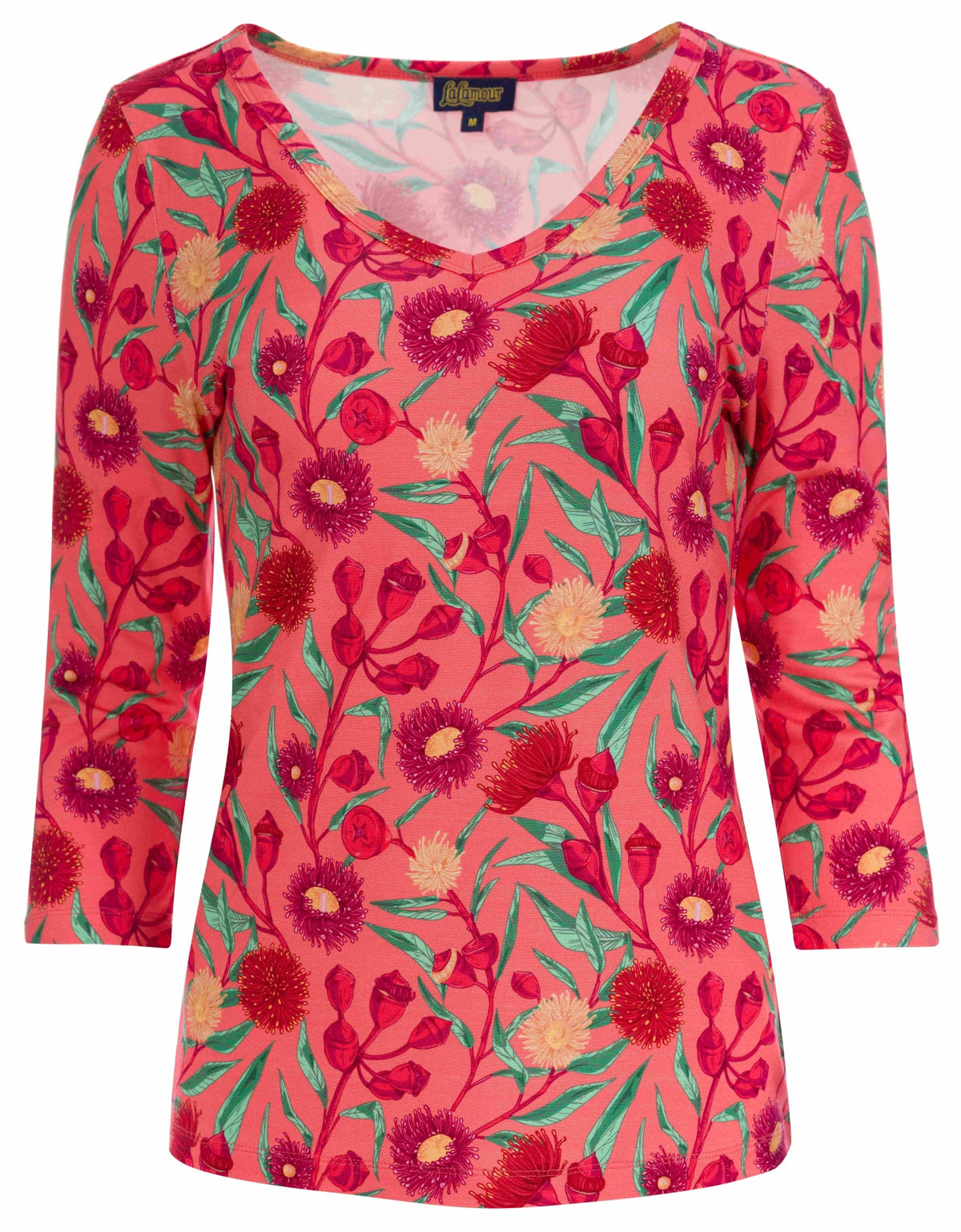Lynn Top mit 3/4-Ärmeln | Wild Bouquet