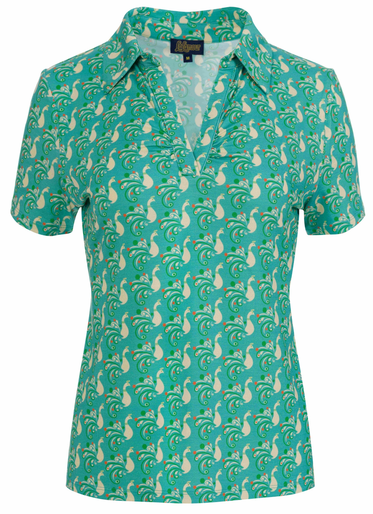 Suzy Kurzarmtop | Happy Peacock