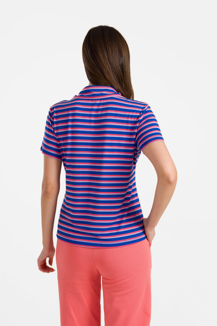 Suzy Kurzarmtop | Happy Stripes Blau