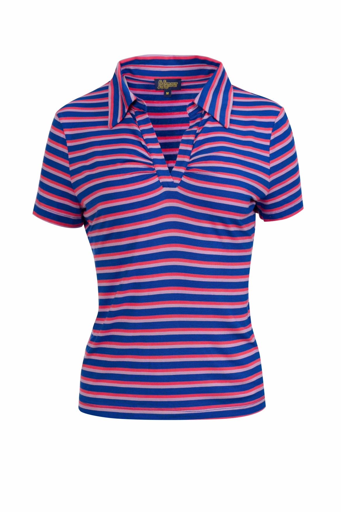 Suzy Kurzarmtop | Happy Stripes Blau