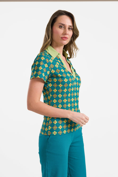 Suzy Kurzarmtop | Vintage Fever