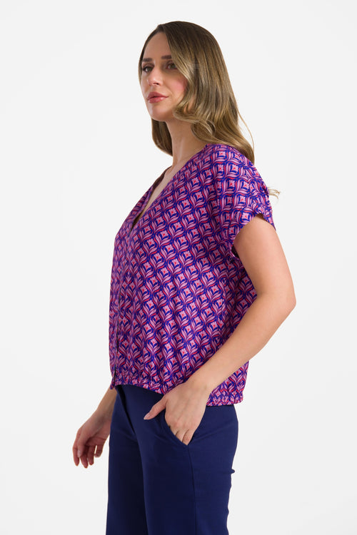 Evy Bluse, Kurzarm | Small Barock